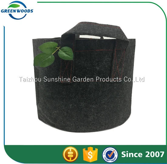 45Gallon Lightweight PE Felt Fabric Garden Horticultural Flower Planter Bag