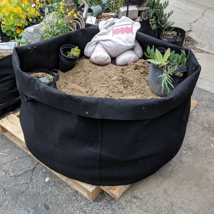70gallon Hydroponic Felt Fabric Plant Growing Pots With Handles